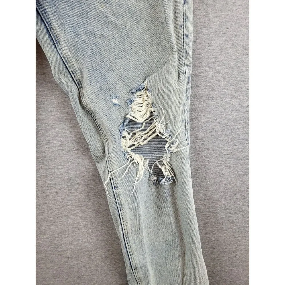 Rag &‎ BoneWomens Mid-Rise Ankle Cigarette Madison Distressed Jeans size 26